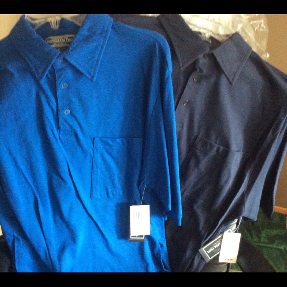 Men Blue XL shirts (2)